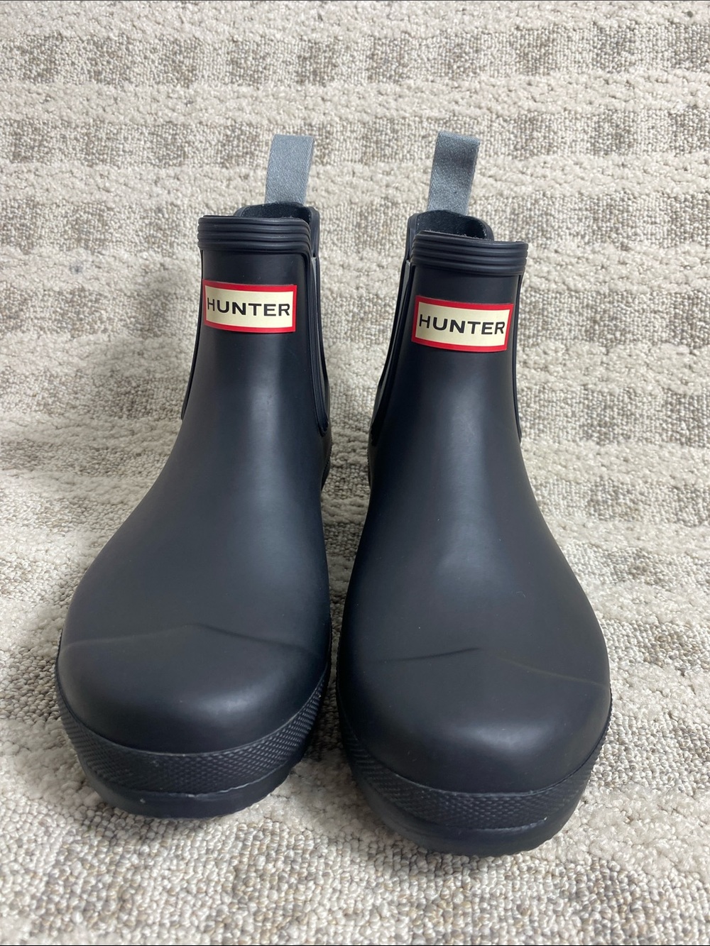 Hunter Women's Original Chelsea Rain Boots Black Matte Size US 8 NWOT